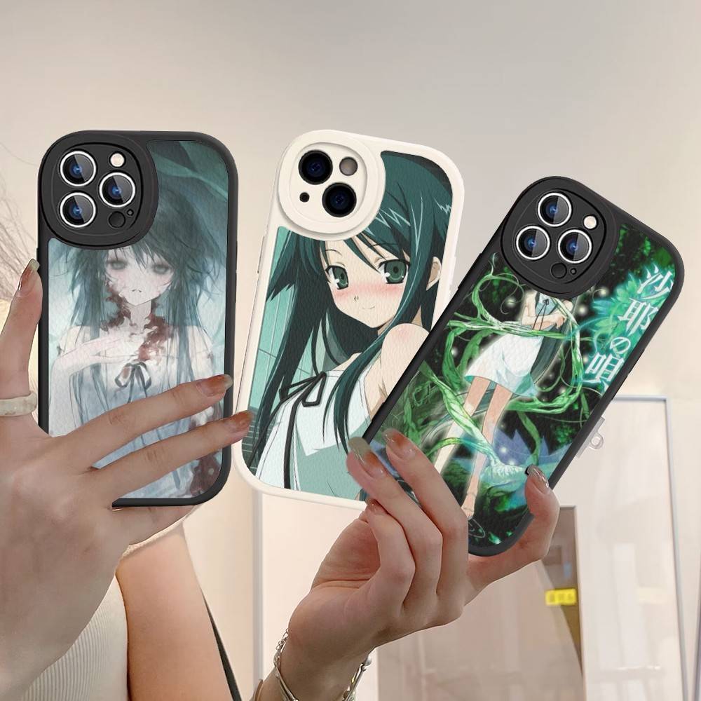 Horror Saya No Uta Game Phone Case For IPhone 16 15 14 13 12 11 Pro Max Plus Leather Soft Cover