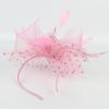 Wedding Fascinator Hat Cocktail Tea Party Headband Feather Headpiece & Gloves Set  for Women Girls