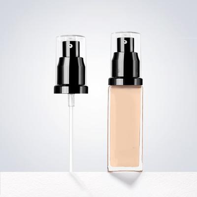 1Pc Liquid Foundation Pump Fluid With Button Protect Lock No Leaking Makeup Tool