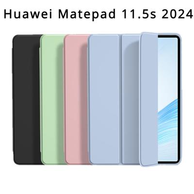 Voor 2024 Nieuwe Huawei MatePad 11 5 S Papieren Matte Hoes PU Lederen Standaard Tablet Beschermhoes Huawei Mate Pad 11.5 S 11.5S Hoes