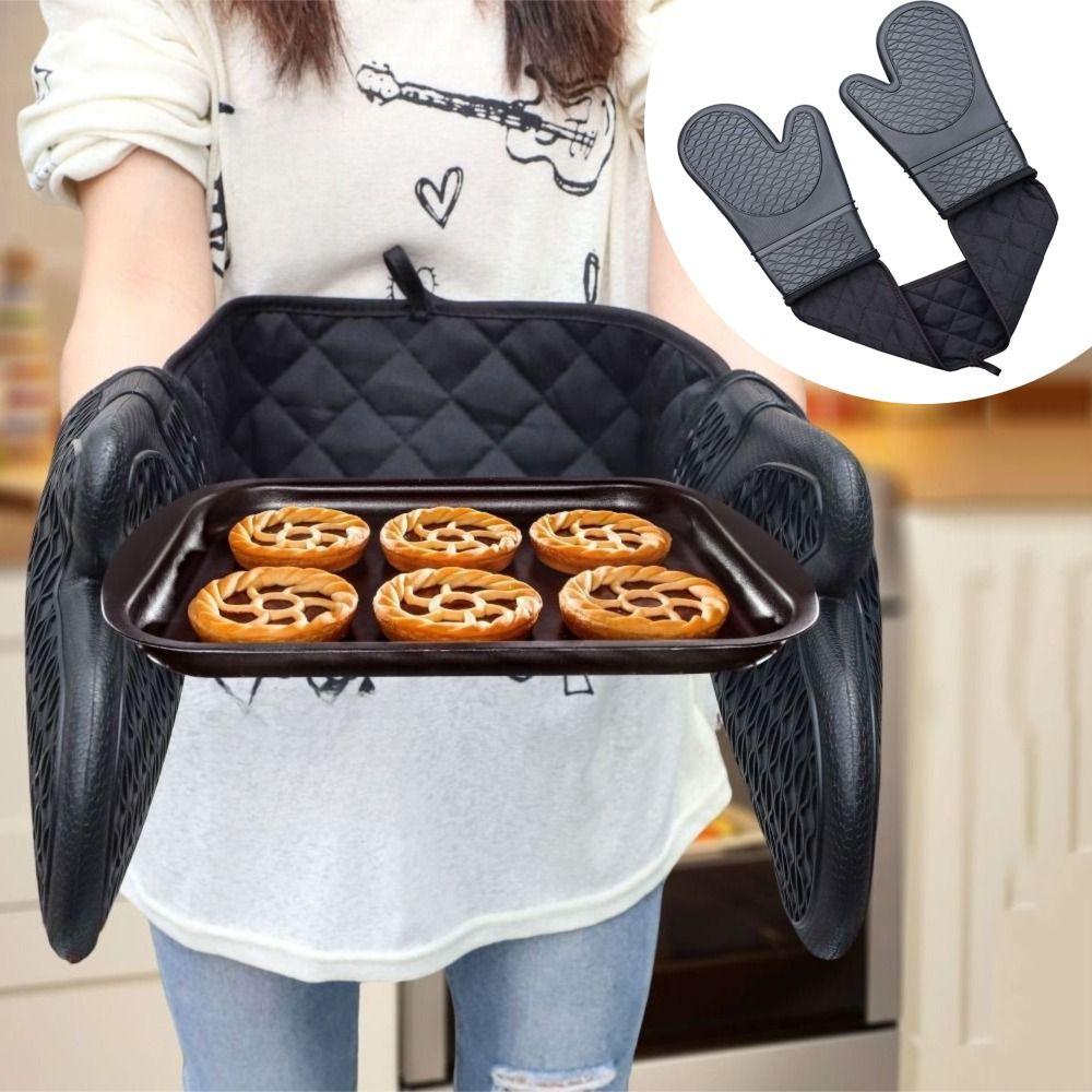 Non-Slip Baking Hand Gloves Insulated Kitchen Microwave Mittens Barbecue Handschoen Bar Bakeware