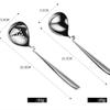 1 Pcs Stainless Steel Long Soup Spoon Colander Kitchen Utensils Tableware Deepen and Thicken The Long Handle of The Spoon New