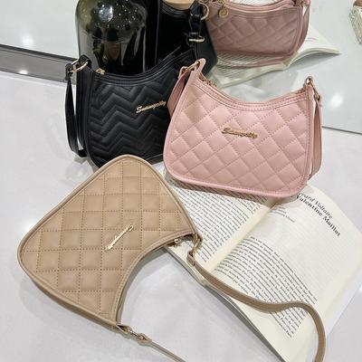 Embroidered Underarm Bag, A Fashionable and Versatile Single-shoulder Bag for Women