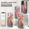 Beliebte PU-Leder-Handyhülle für iPhone Samsung Galaxy Xiaomi Redmi VIVO OPPO HUAWEI Honor Infinix Soft Back Cover Coque