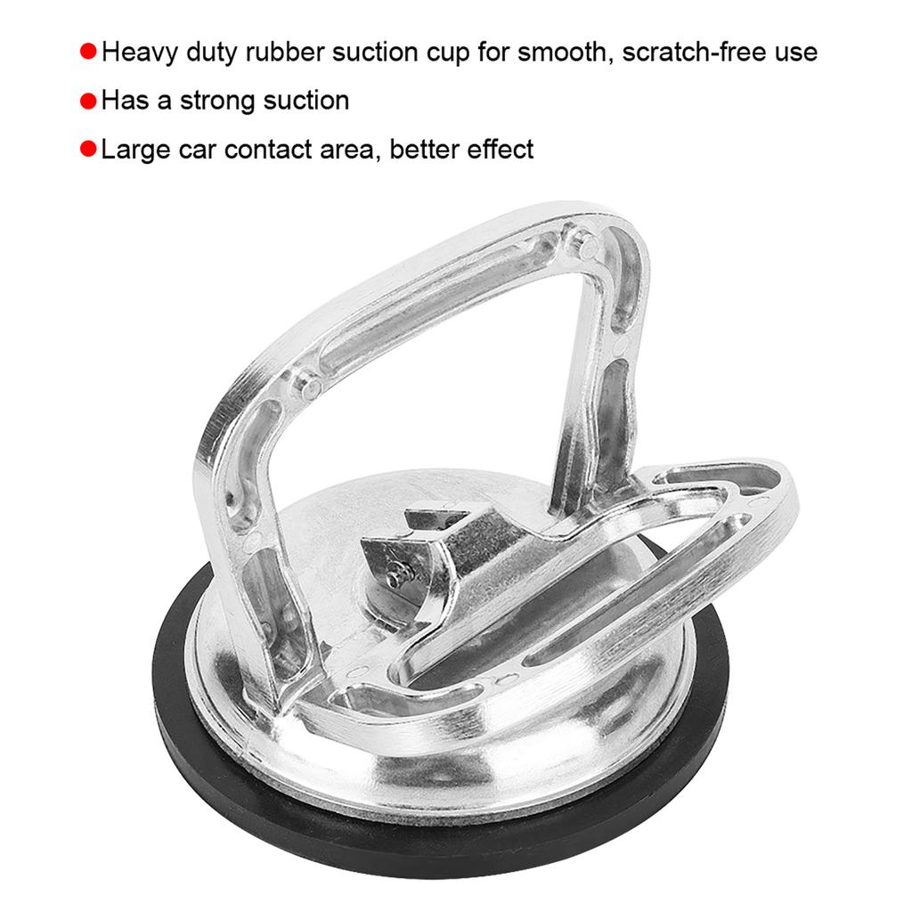 Large Area Strong Force Suction Pad Car Body Dent Repairing Tool Vehicle Body Fixer(Silver)