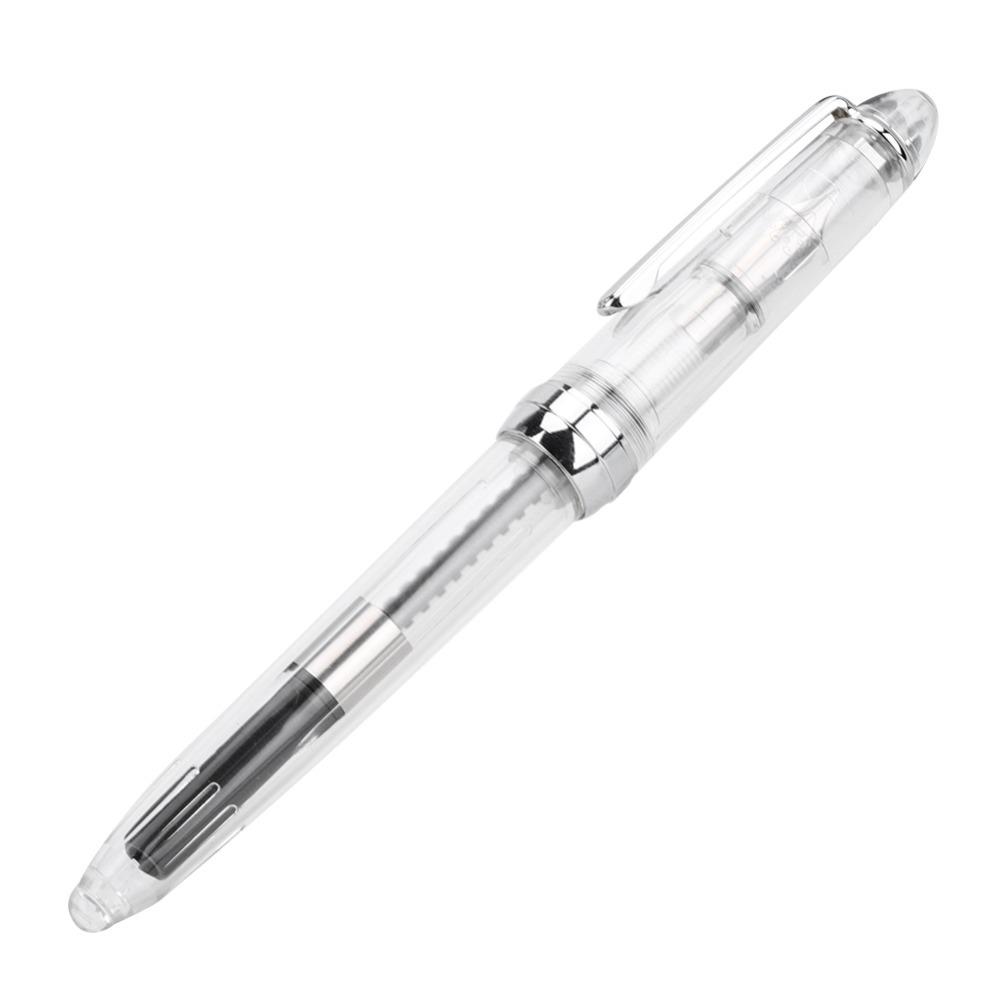 Iridium Nib Fountain Pen Transparent Ink Pen Stationery Writing Pen Writing Instrument