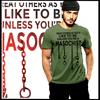 BDSM T-Shirt Bondage Masochist DOM of Pleasure Dark Side Dominatrix Cotton New