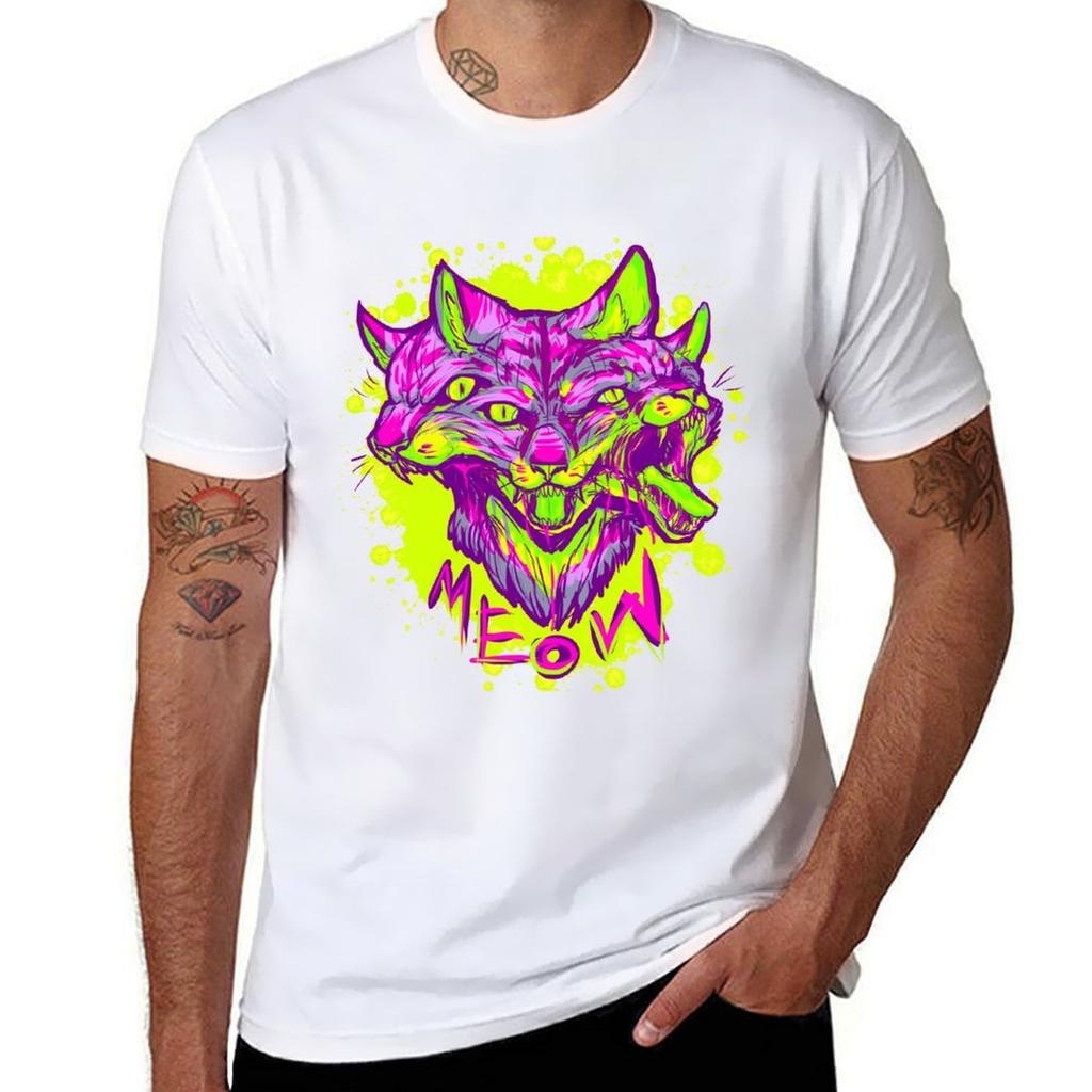 Meow TShirt Fashion Casual Short Sleeve TShirt