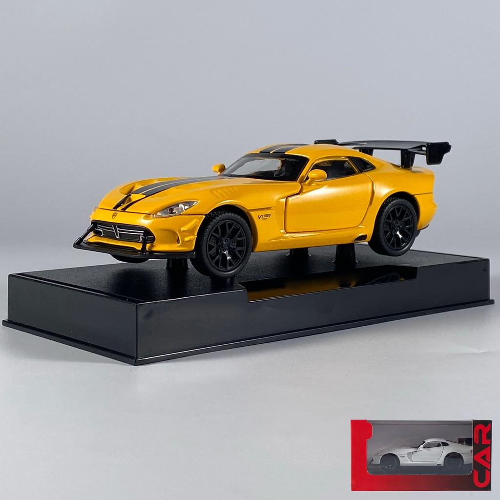 1:32 Dodge Viper ACR Devasa Spor Araba Alaşımlı Metal Döküm Model Araba Yüksek Simülasyon Ev Trend Oyuncaklar Süsler Tatil Hediyesi