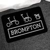 Brompton LOGO Floor Mat Non-Slip Laundry Room Mat Laundry Decor Balcony Child Living Room Bedside Mats
