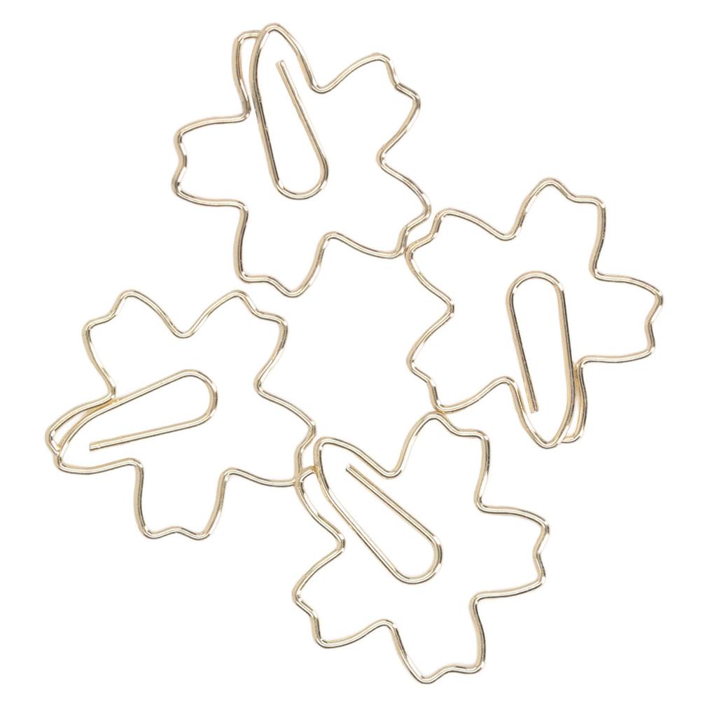 50 buc agrafe portabile mici aurii unic forme dragute agrafe marcaj fisier birou Clas