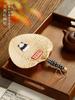 Summer Fan Palm-Leaf Fan Lesser Panda Flower Palm-Leaf Fan Baby Fan Hand-Cranked Baby Straw Circular Fan Bamboo Fan Big Fan