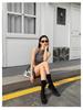 Korean Jelly Crystal Low-Cut Women's PVC Slides: 2025 Square Toe Casual Slippers