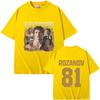 Heated Rivalry Ilya Rozanov Hollanov 81 Print Tshirt Men Women Casual Oversized Streetwear Male Fashion Vintage Crewneck Tshirt