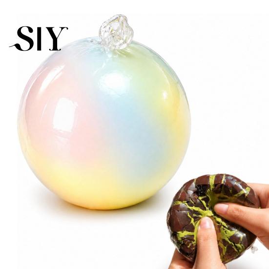 Pallina Anti-Stress Durevole con Cera che Si Rompe Giocattolo da Spremere, Croccante Cioccolato Sollievo Giocattolo Rilassante per Adulti, Lento Sollevamento Fidget con Texture Frantumabile, Festa