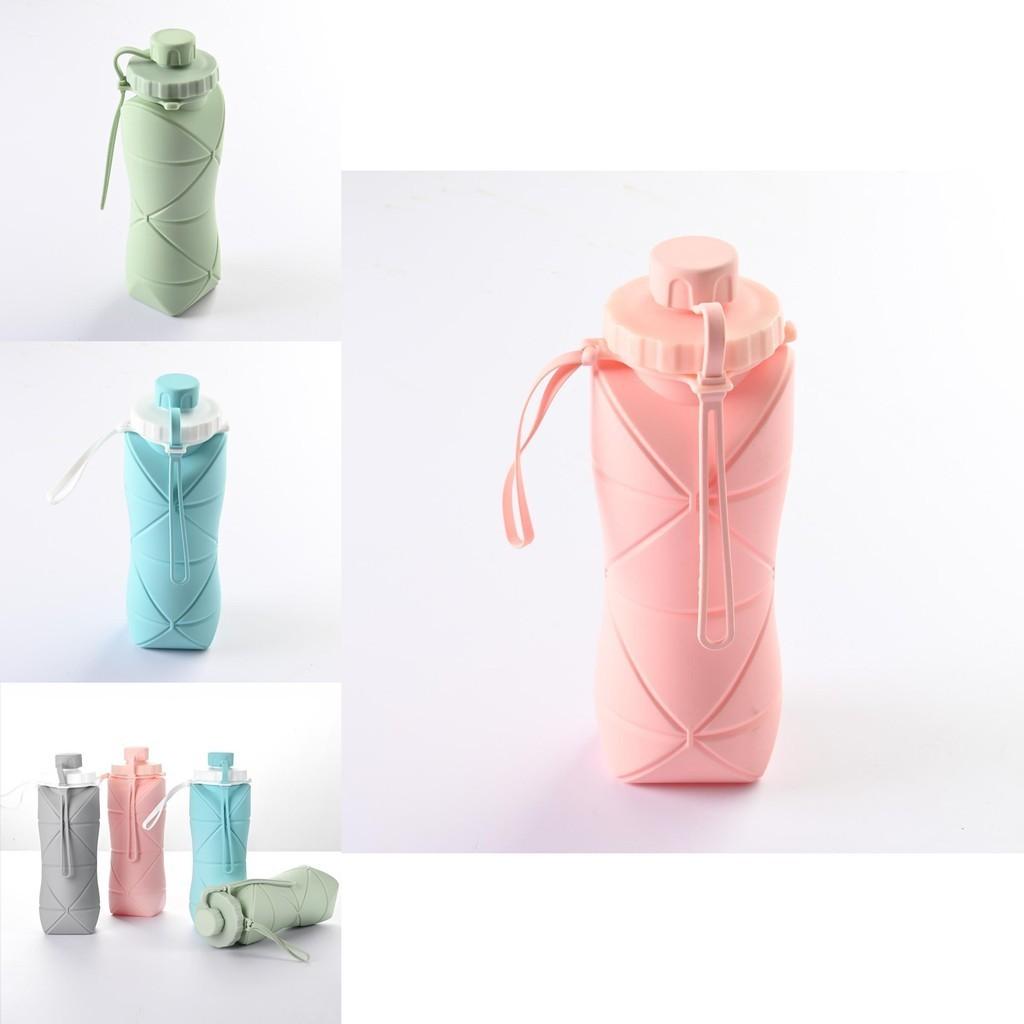 Portable Telescopic Folding Cup For Outdoor Travel Sports Heat Resistant Silicone Material