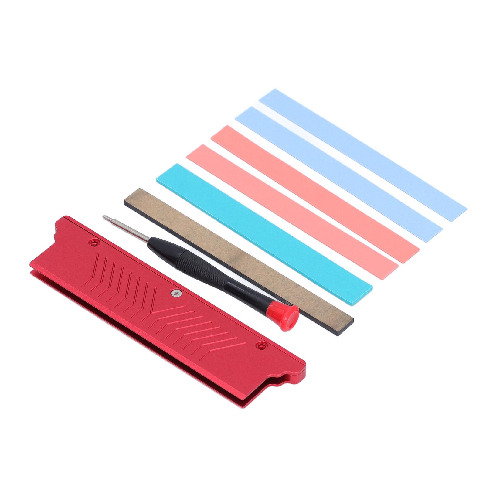 

Охладитель оперативной памяти из алюминиевого сплава, двухсторонний, широкий и узкий, радиатор для памяти DDR1 DDR2 красный