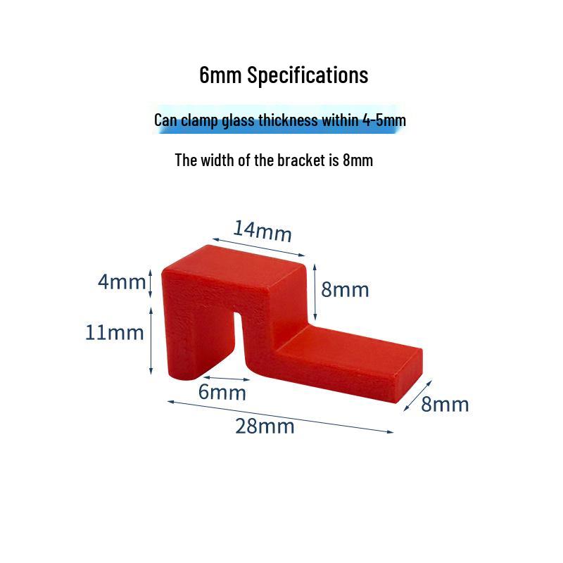 Acrylic Fish Tank Cover: Anti-Jump Transparent Plastic Bracket and Glass Partition Support
