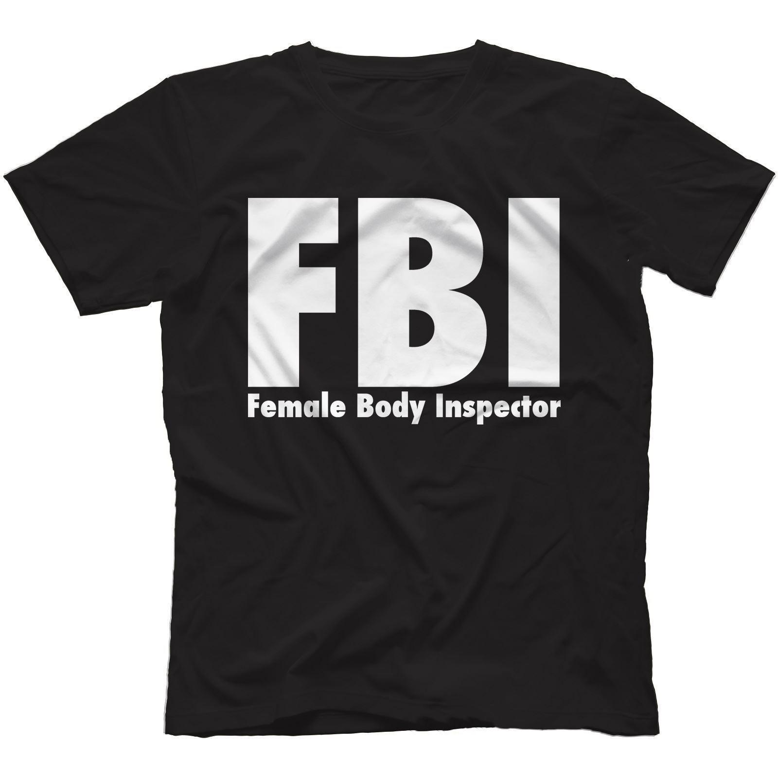 

Camiseta de Inspector de cuerpo femenino FBI 100% camiseta de regalo divertido para hombres 3XL чорний