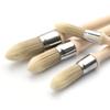Gap Brush Paint Brush Thick Bristles Wooden Handle Round Head Brush Chemical Fiber Apply Evenly Wall Brushing Tools Ash Removal