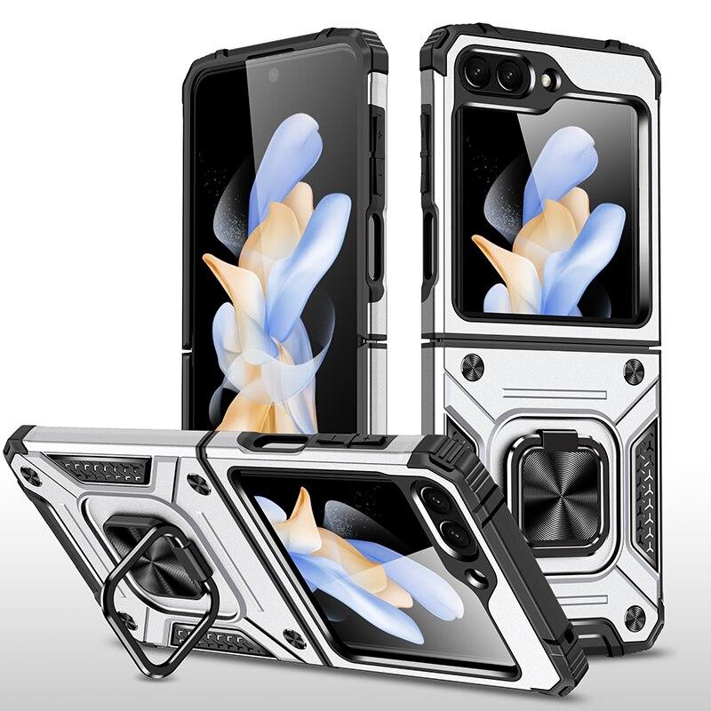 Skládací pouzdro na mobilní telefon pro Samsung Galaxy Z Flip 5 Flip5 Zflip5 5G Hard Protecton Kickstand Covers