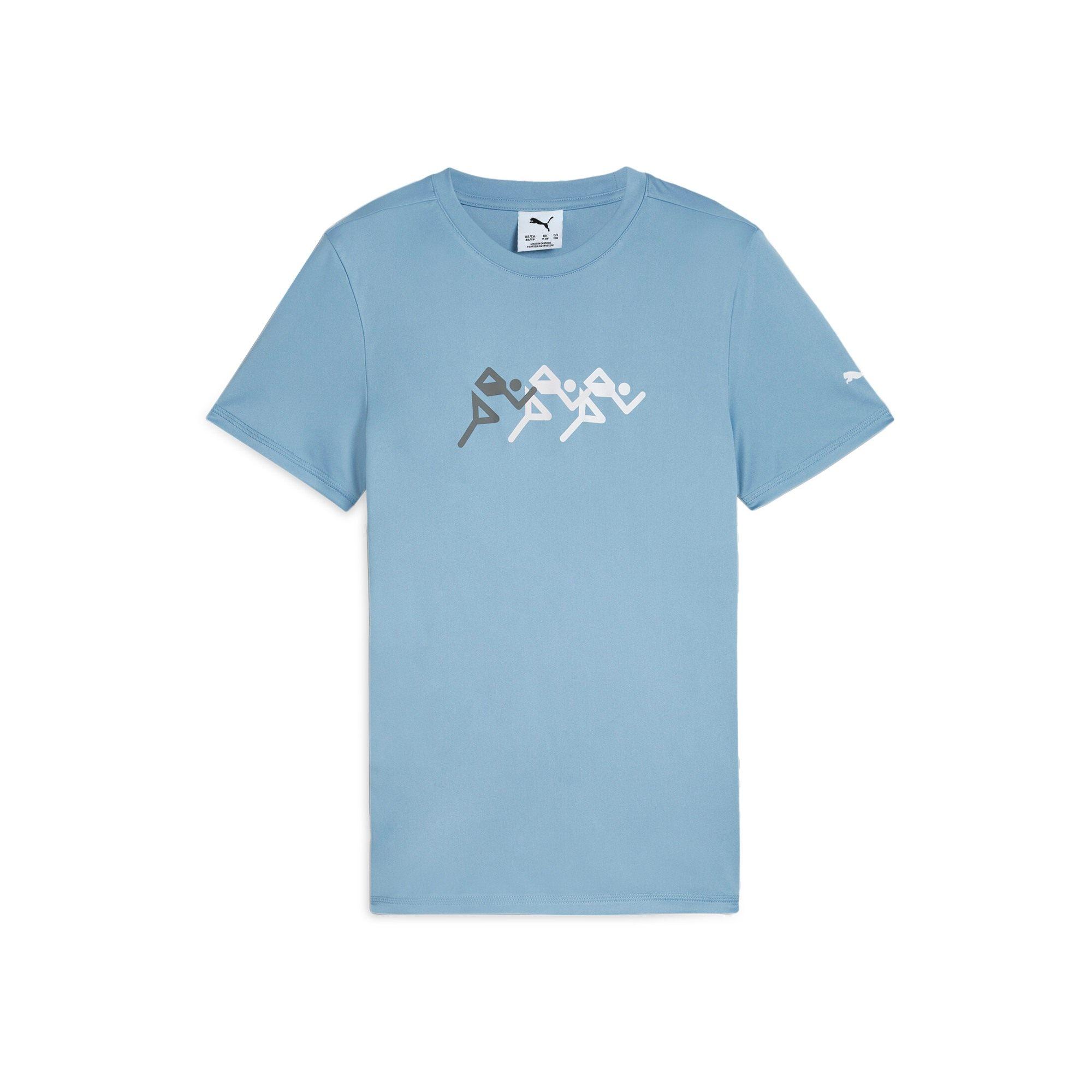 PUMA T Shirt SS25 Light Blue Kids 626948-20 116