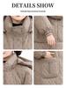 Women's Winter Down Jacket - 90% White Duck Down, Thickened Warm Coat for Middle-Aged and Elderly.