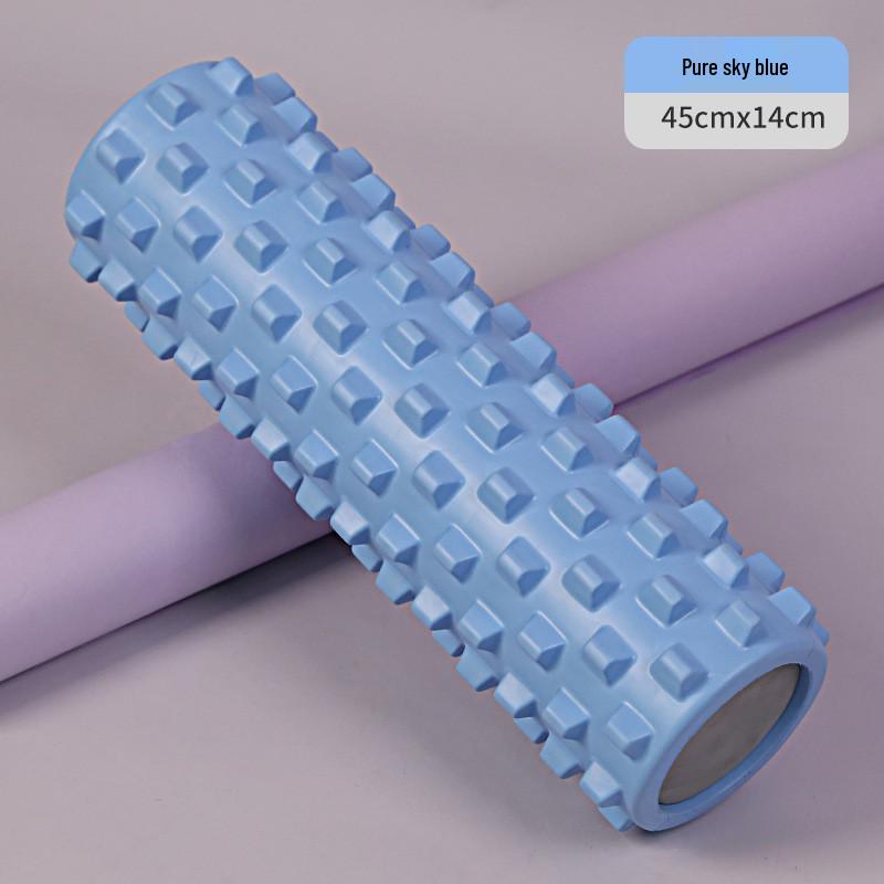 Zf1 45cm 2-in-1 Foam Roller & Wolf Teeth Stick for Yoga, Fitness, Muscle Massage & Stretching