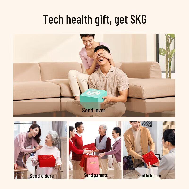 SKG N3 Series 2nd Gen Portable Neck Massager with Heat CN plug (adapter included)