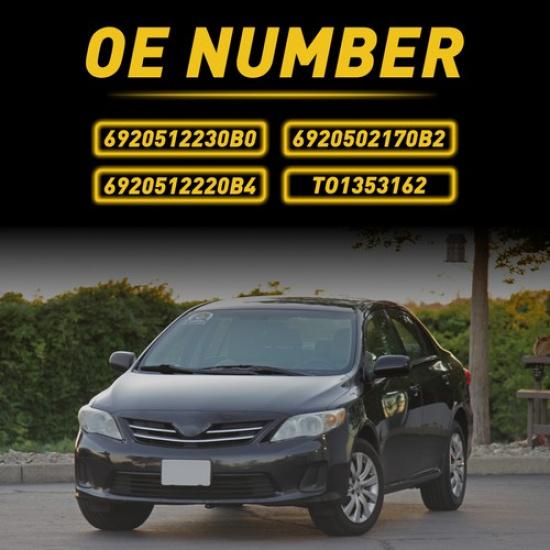 Ide Door Silver Handle Right For 6920512230B0 Corolla 2009-15 Matrix Toyota