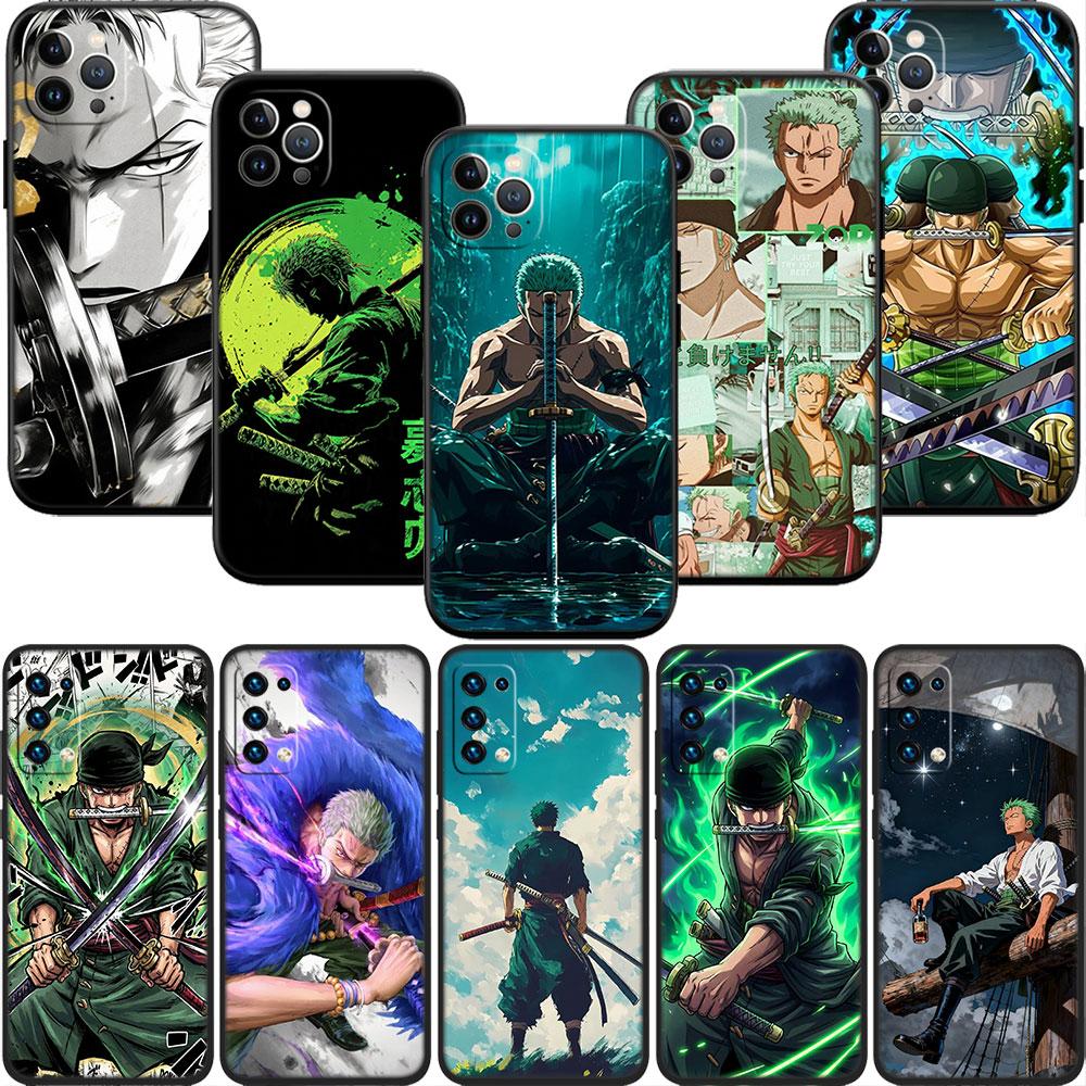 FM45 One Piece Zoro Soft Shell Phone Case for Redmi Note 13 14 Pro+ Plus A3 A3X 13X 13C 13R 14S 14C 14R