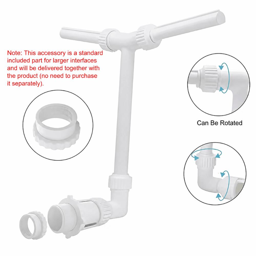 Dual Spray Pool Fountain Rotatable Pool Water Sprayer New Dual Spray Nozzle Swimming Pool
