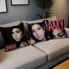 Famous Music Singer Amy Winehouse Pillow Anime Pillow Sofa Bed Head Pillow Cover Cushion Cover 45x45 cm Fashion