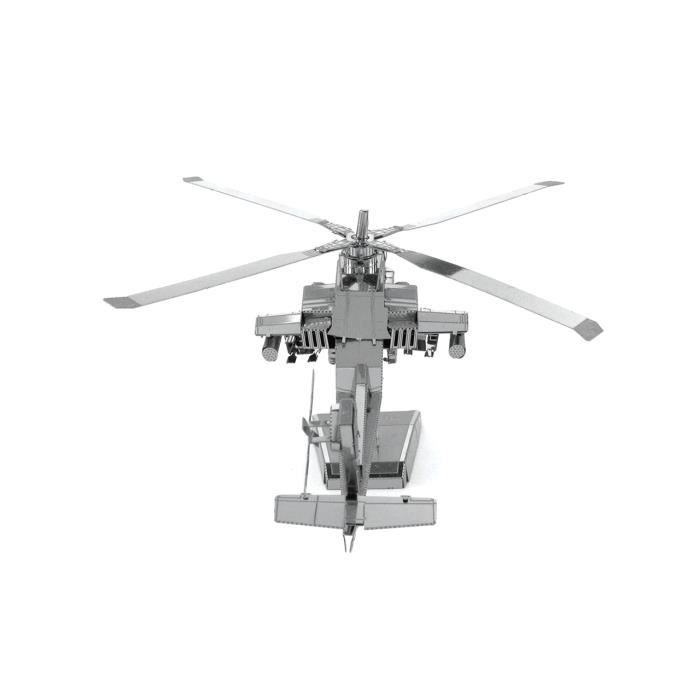 Metal Earth Fascinations AH-64 APACHE 3D Puzzle En Métal