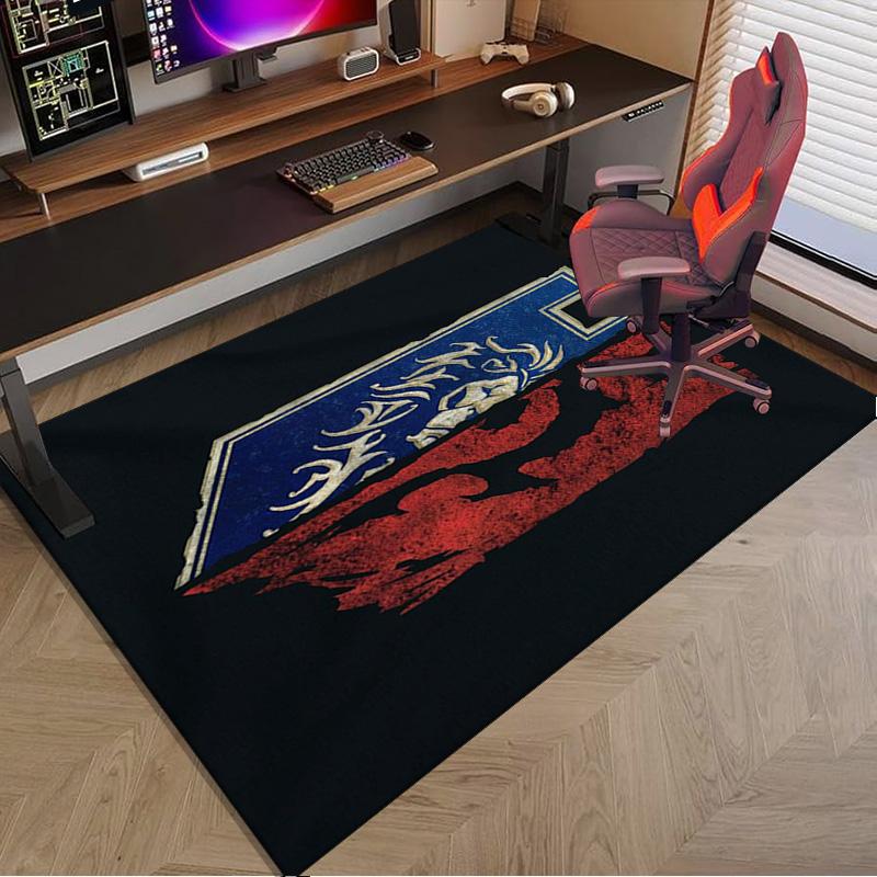 Warcraft Game Carpet, Chair Rug,Rug for Office Bedroom Living Rooms, Doormat Decor Fan Gift Christmas Gift