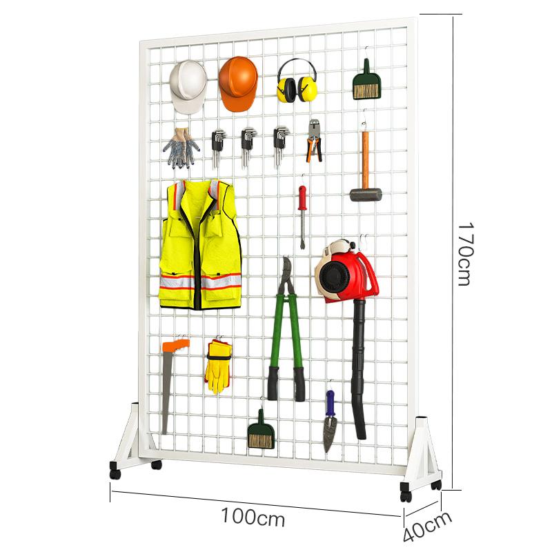 Mobiler Drahtgitter-Ausstellungsständer für Kindergarten- und Schulkunst- und Schmuckausstellungen