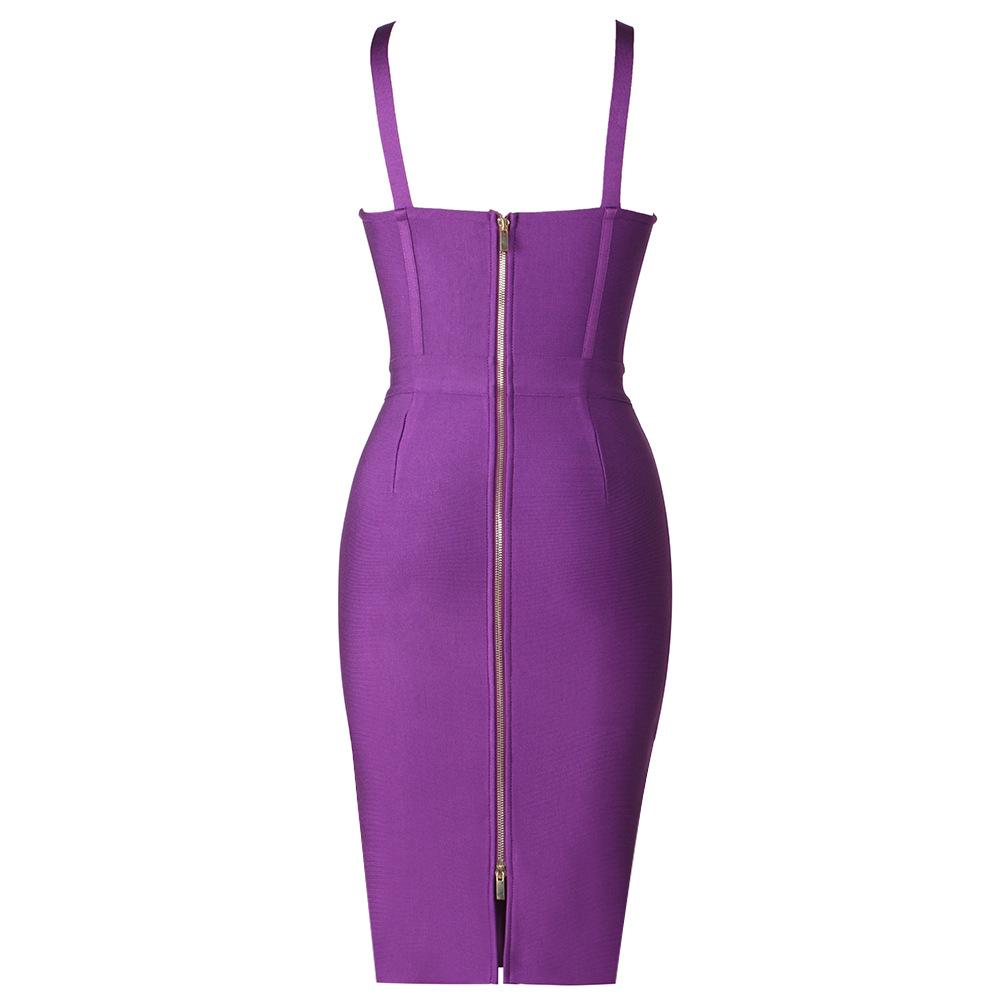 Sequin Lace Cross-Strap Knit Bandage Dress