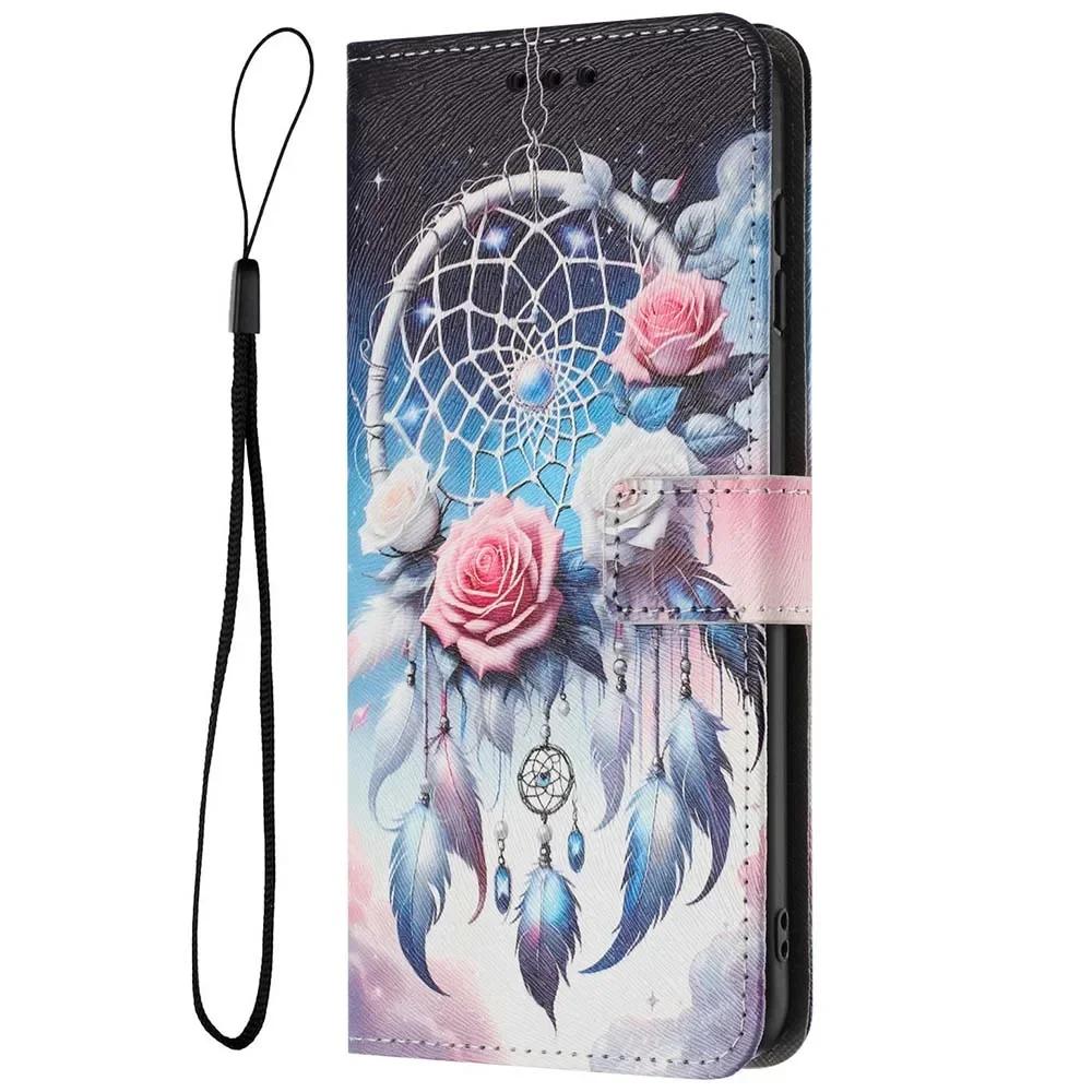 

Wallet Flip Case for Infinix Hot 50 Pro 4G 50i 40 40i 30i Note 40X Zero 30 GT 20 Pro Shockproof Leather Phone Cover Card Holder Infinix Hot 50 4G