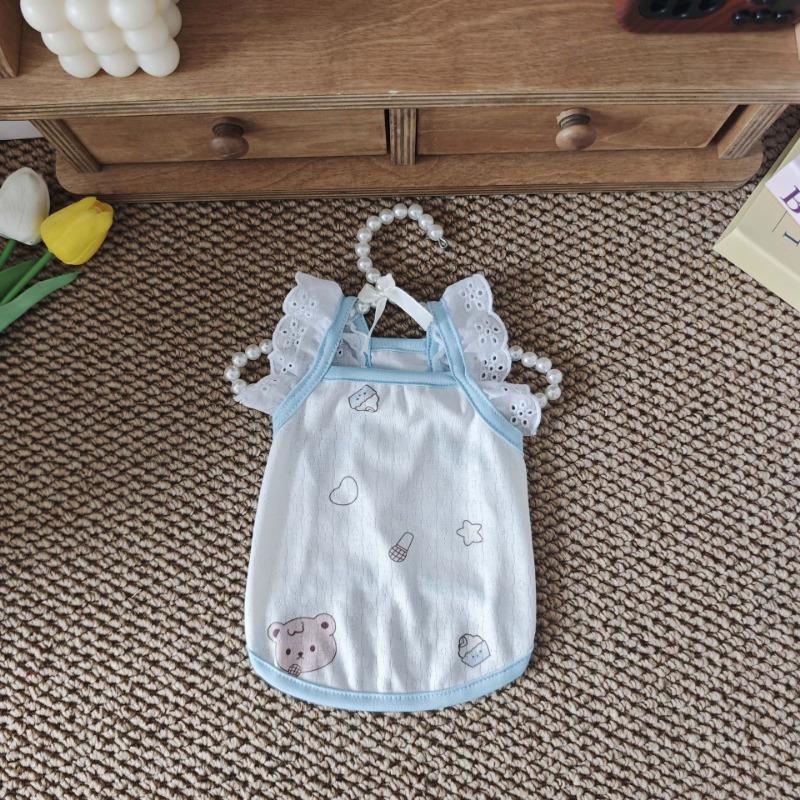 

Одежда для питомцев, одежда для живота для питомцев малого и среднего размера, полупакет, летом дома с кондиционером необходимо использовать для предотвращения простуды XL chest 50 back 40 [about 10-6.5 kg]