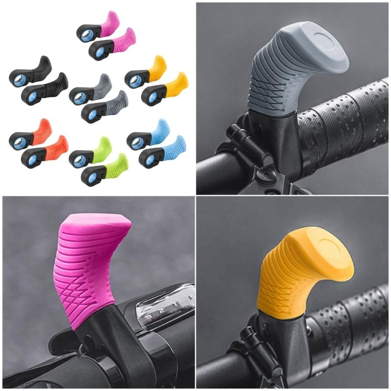 Cycling Thumb Assist Grips Light Weight Mountain Bike Handlebars Grips for Long Cycling Antislip