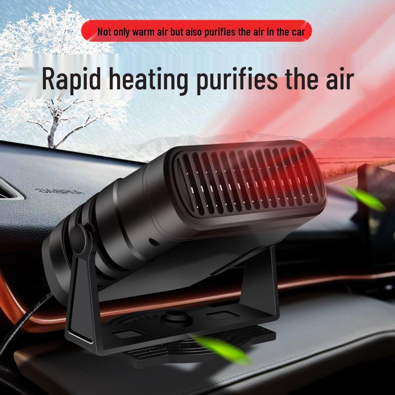 Dual-Use Car Heater & Purifier for Windshield, 12V/24V