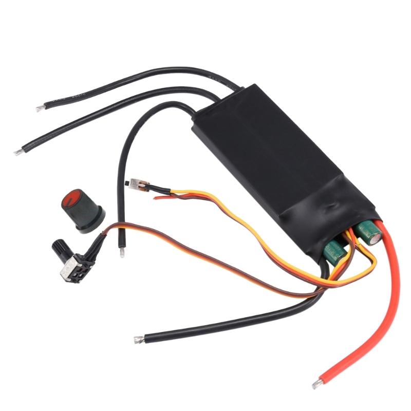 

DC6-24V 1000W BLDC Трифазна безщіткова Hall-free плата керування з перемикачами прямого та зворотного ходу, підтримка PLC 0-5V 1