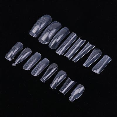 60-teiliges Abs-Verlängerungs-Nagelformen für UV-Gel-Nagellack, falsche Nagelkunst-Spitzen-Set