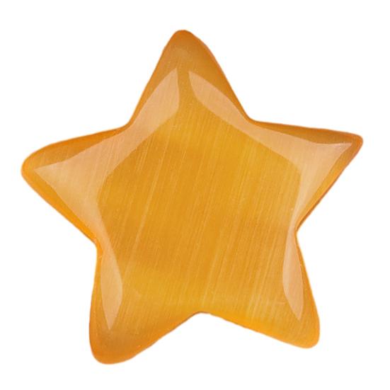 

Faux Crystal Mini Star Figurine Healing Stone Star Shaped Ornament Hand Carved Pocket Star Stones for Meditation Reiki Balancing Decor I