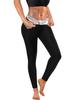 Women's High-Waisted Shaping Leggings - Sweat-Inducing, Hip-Lifting, Tummy-Control Yoga Pants