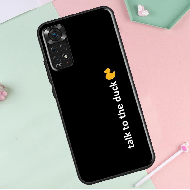 Gelbe Ente für Redmi Hinweis 12 Pro Plus Abdeckung für Redmi Hinweis 10 8 9 11 Pro 12S 11S 10S 9S 9C 10C 12C Fall