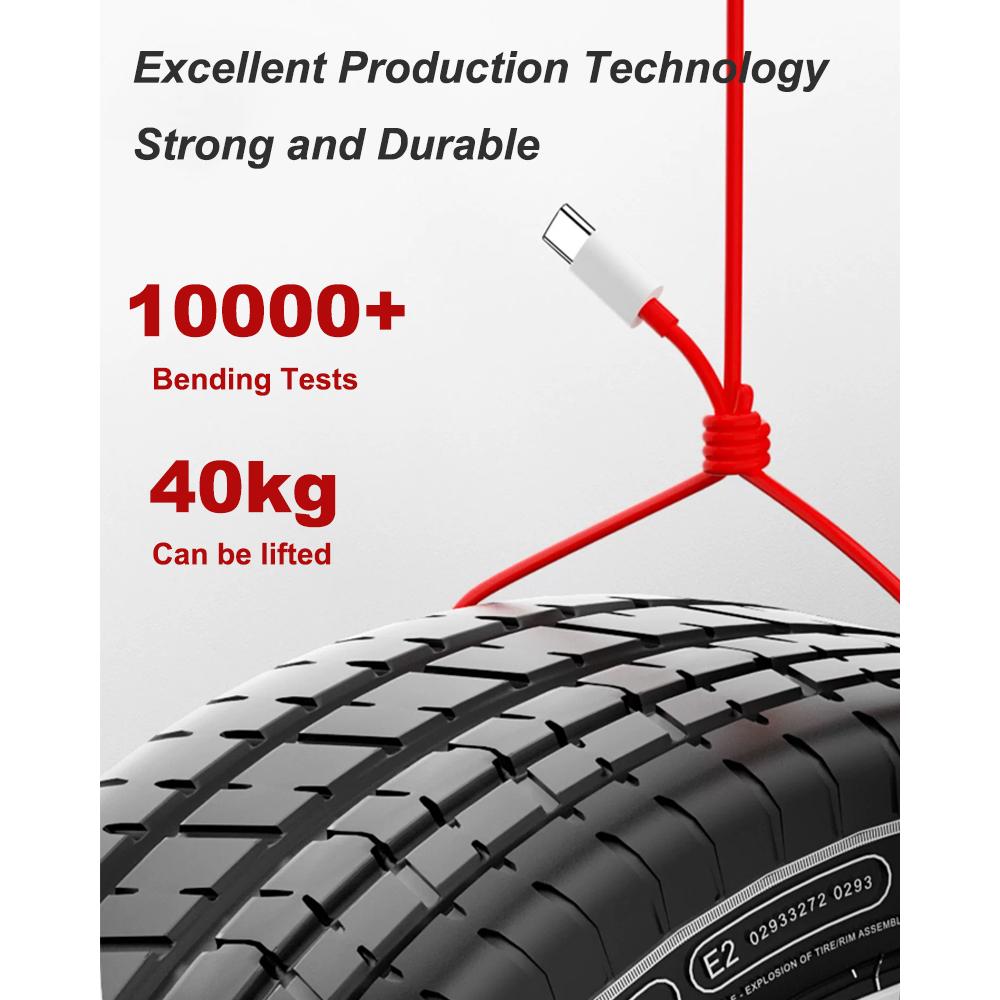 Cablu de încărcare rapid Supervooc PD 65W pentru Oneplus Ace 12 11 10T 9 8T 7T Pro Cablu USB C la tip C Cablu Warp Dash Charge 6T 5T Fir de date