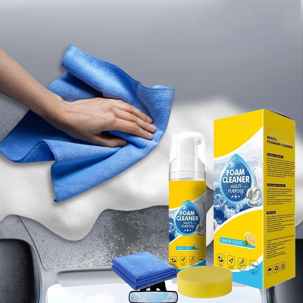 Multifunctional Foam Cleaner Car Interior Leather Seat Cleaner Powerful Decontamination Leather Coating Agent For Car Interior