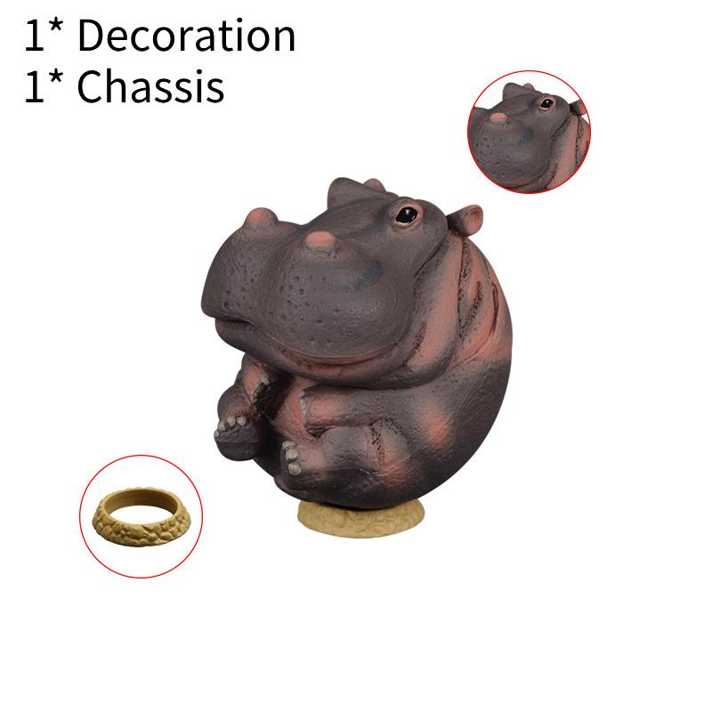 Delightful Round Dinosaur Toy Collection Featuring T-rex Elephant Triceratops And Stunning Wildlife Models