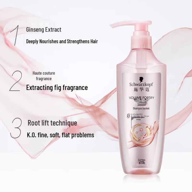 Шампунь Schwarzkopf для объема и укрепления волос с набором для укладки Got2b